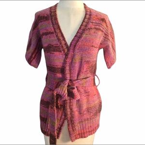 O’Neill Belted Open Knit Cardigan Size S